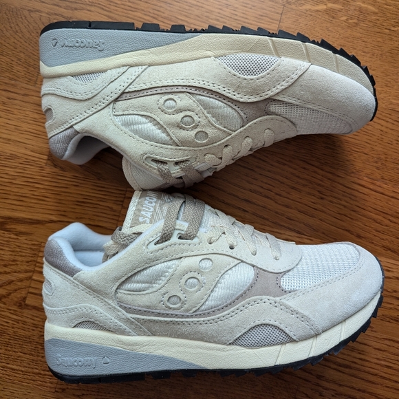 Saucony Shadow 6000 (white + grey) - UNISEX 6M/7.5W - Picture 8 of 10